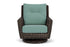 Lloyd Flanders Largo High Back Swivel Rocker with Loveboat Mint fabric