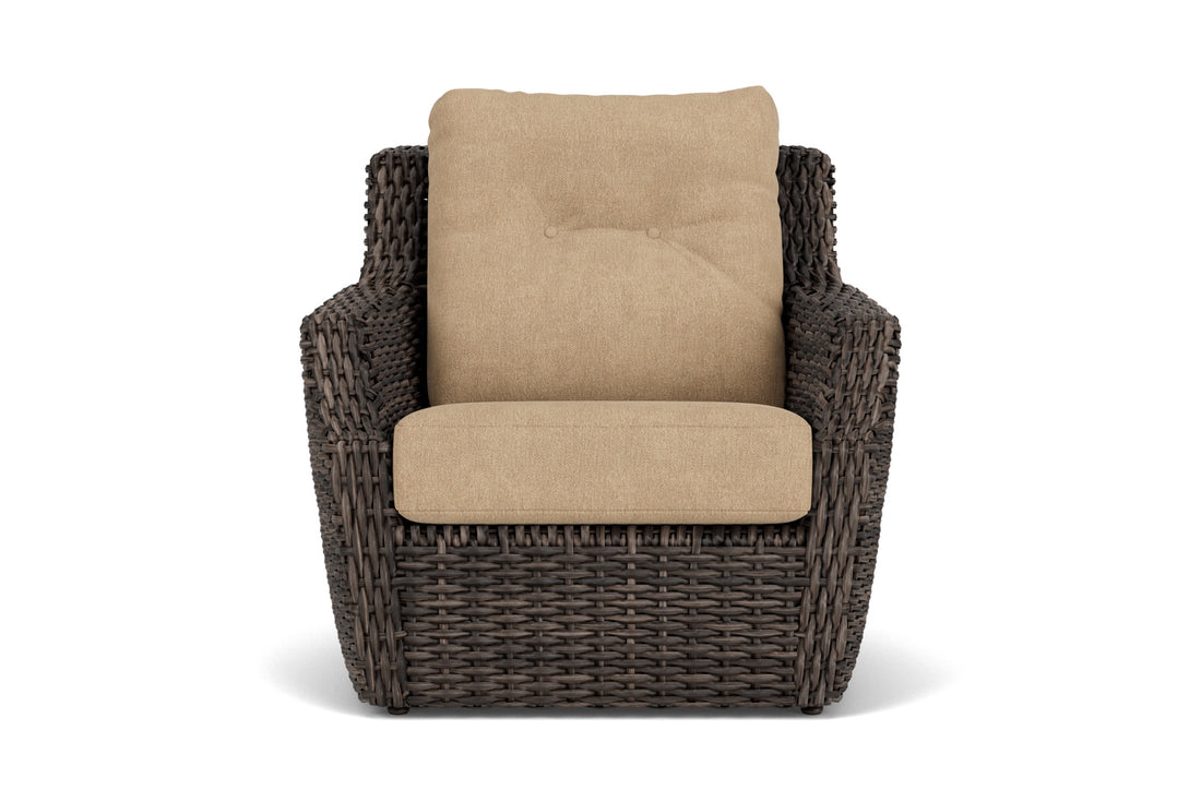Lloyd Flanders Largo Lounge Chair with Hayden Sand fabric