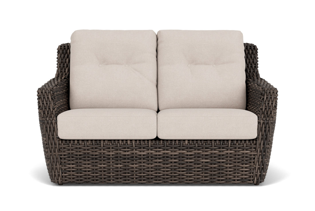 Lloyd Flanders Largo Loveseat with Zenith Oatmeal fabric