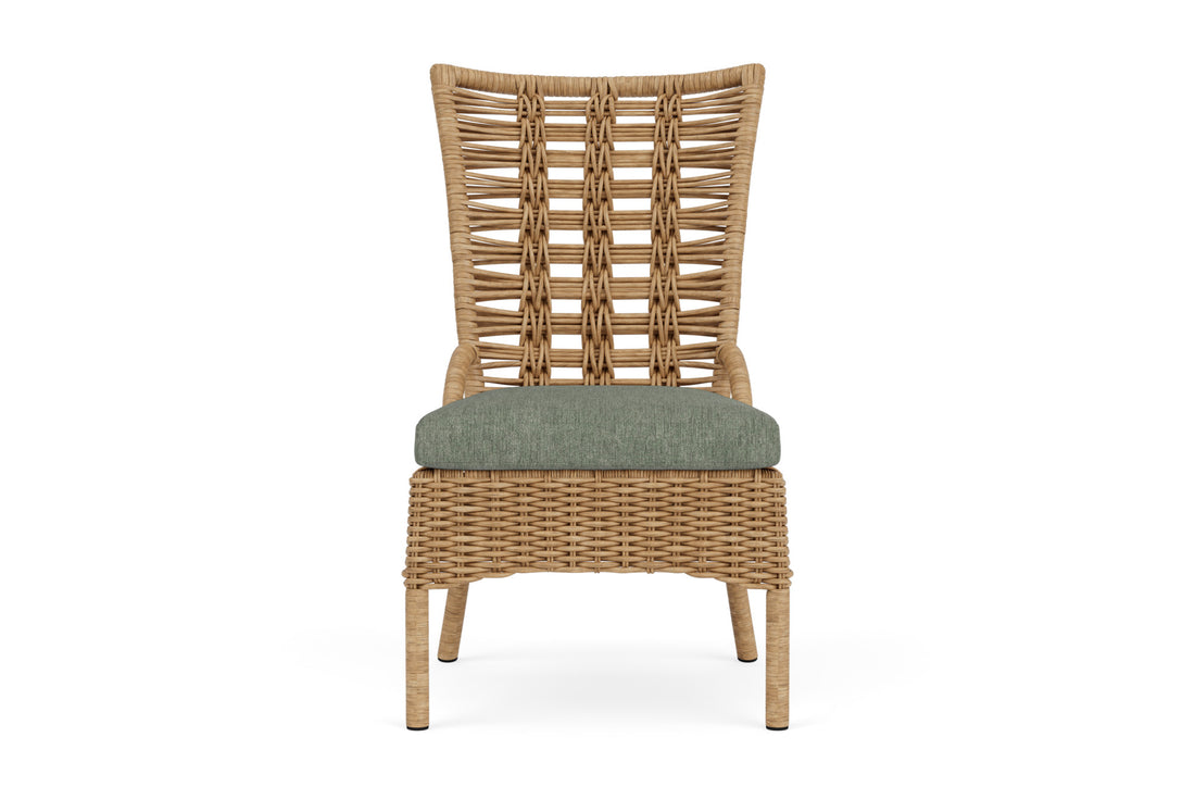 Lloyd Flanders Magnolia Armless Dining Chair with Cast Sage fabric