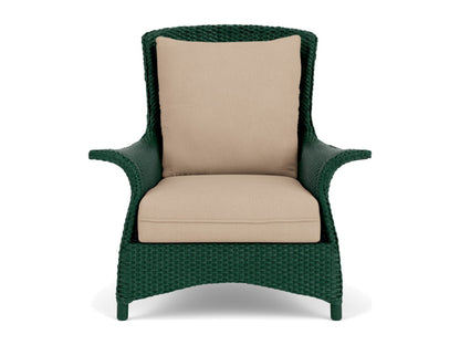 Lloyd Flanders Mandalay Lounge Chair Woodland Frame Hayden Linen