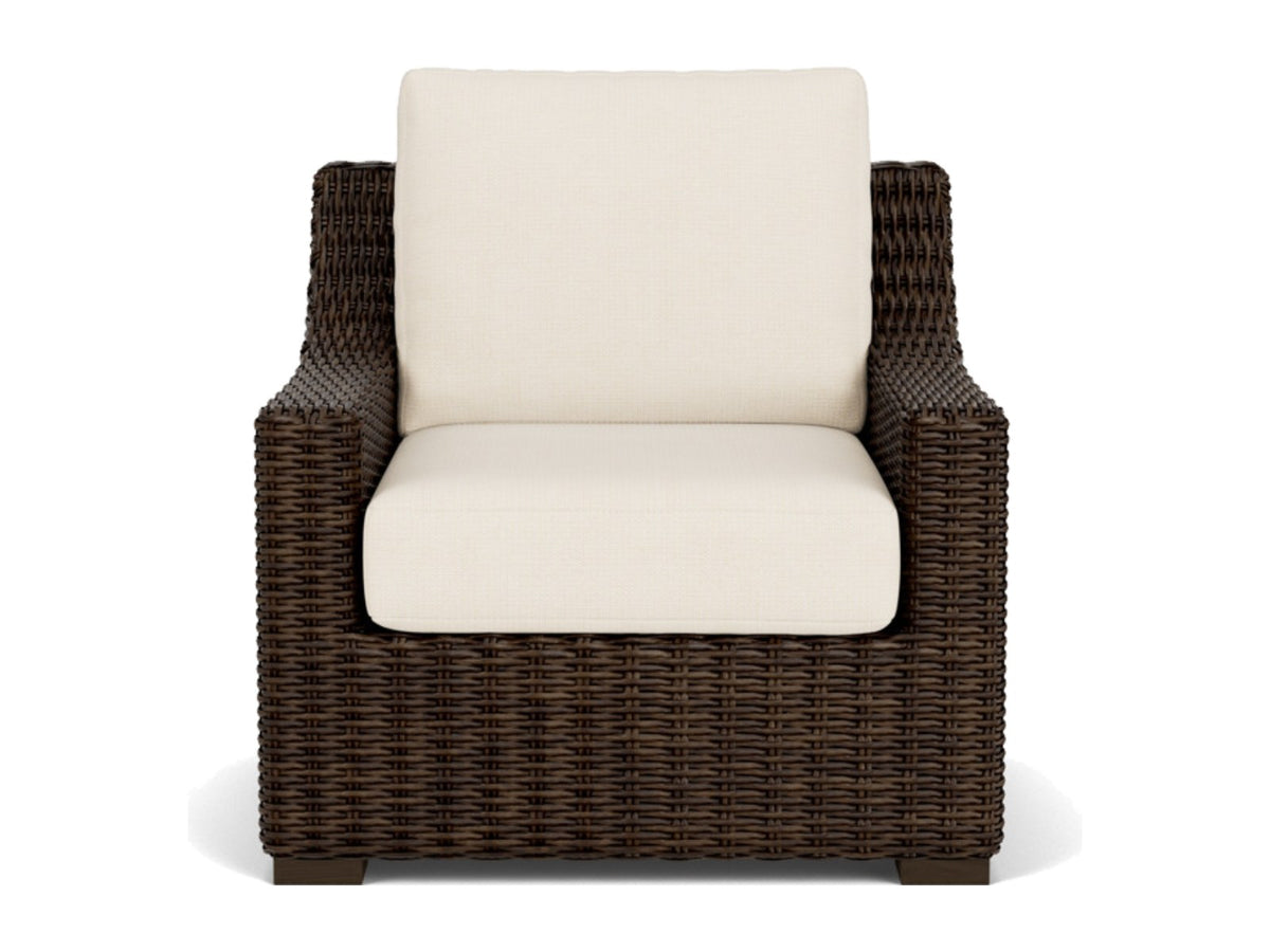 Lloyd Flanders Mesa Lounge Chair Pecan Fortune Champagne