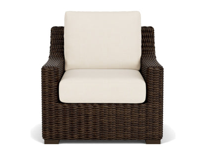 Lloyd Flanders Mesa Lounge Chair Pecan Fortune Champagne