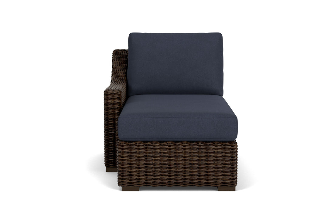 Lloyd Flanders Mesa Right Arm Chaise with Hayden Navy fabric