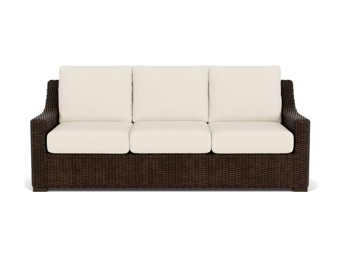 Lloyd Flanders Mesa Sofa Pecan Fortune Champagne