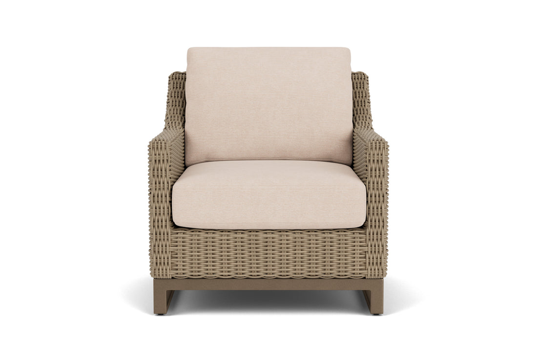 Lloyd Flanders Milan Lounge Chair with Falcon Ecru fabric