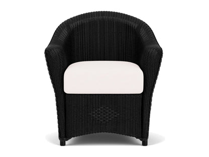 Lloyd Flanders Reflections Dining Armchair Ebony Frame Falcon White