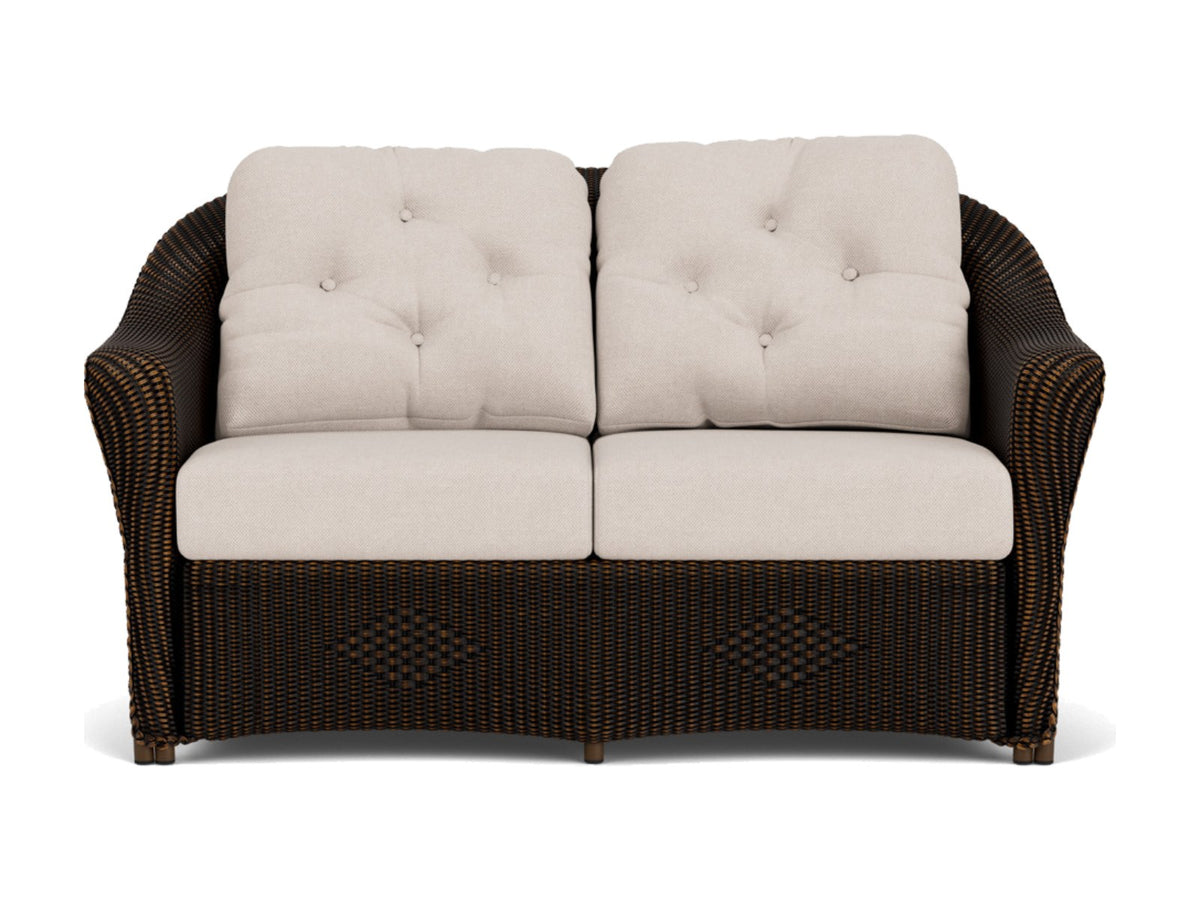 Lloyd Flanders Reflections Loveseat Mink Frame Zenith Oatmeal