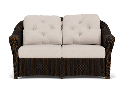 Lloyd Flanders Reflections Loveseat Mink Frame Zenith Oatmeal