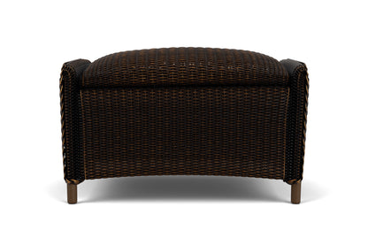 Lloyd Flanders Reflections Ottoman, Padded in Mink frame