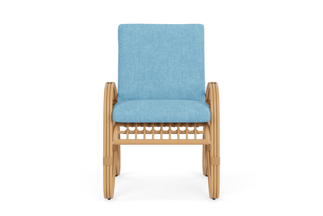 Lloyd Flanders Riviera Dining Armchair with Cast Horizon fabric
