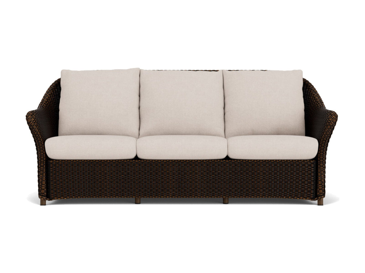 Lloyd Flanders Weekend Retreat Sofa Mink Frame Zenith Oatmeal