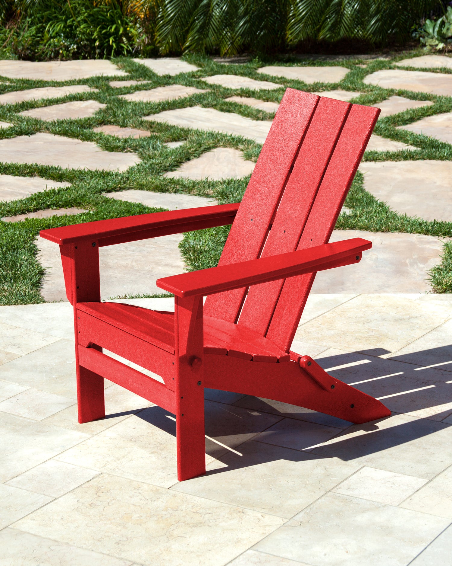 POLYWOOD Modern Folding Adirondack