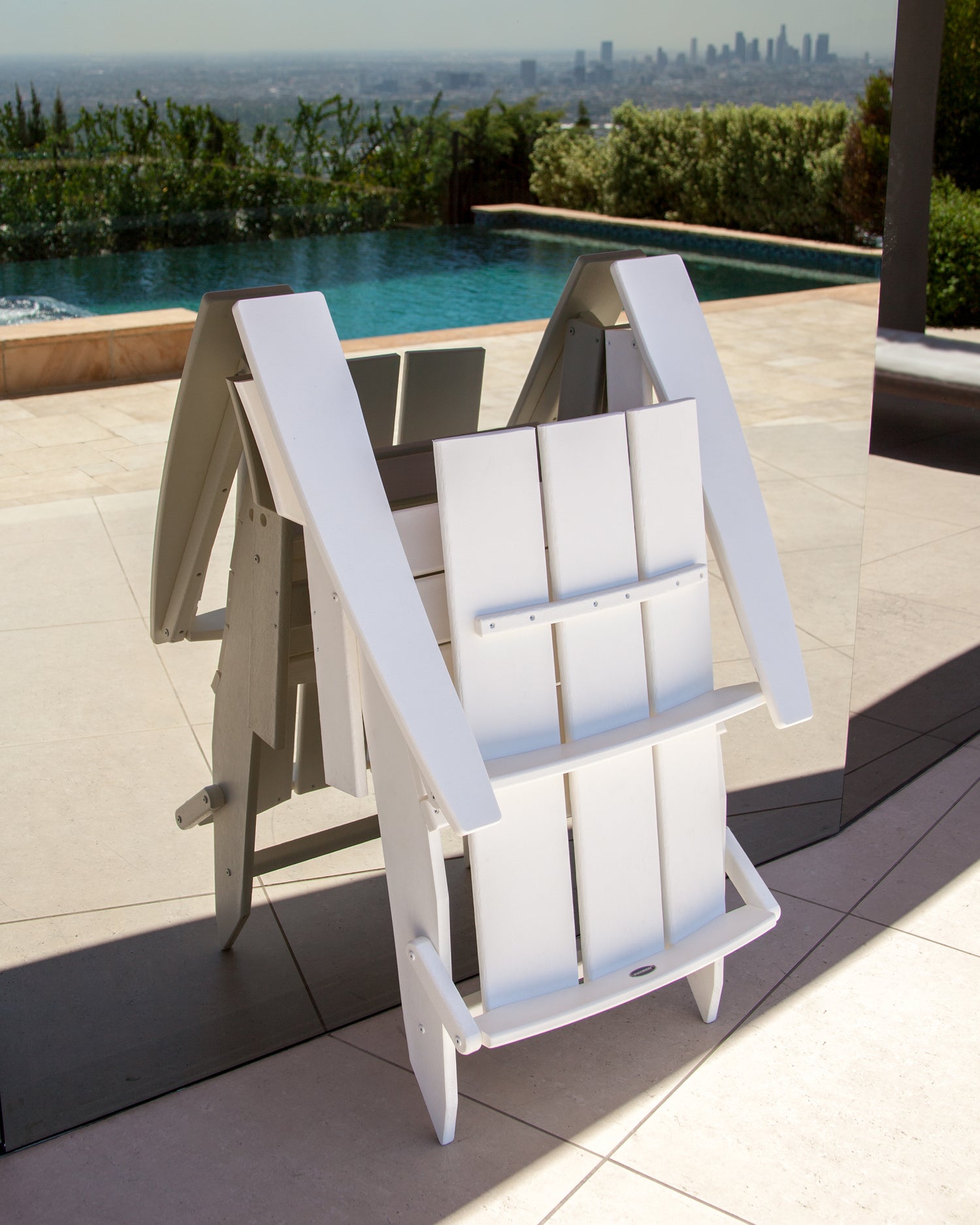 POLYWOOD Modern Folding Adirondack