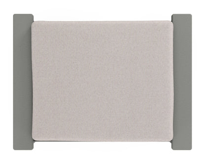 POLYWOOD Acadia Deep Seating Ottoman in Slate Grey