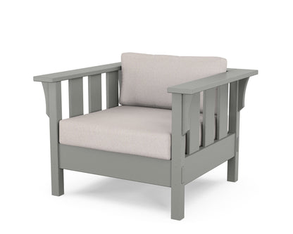 POLYWOOD Acadia Deep Seating Chair in Slate Grey