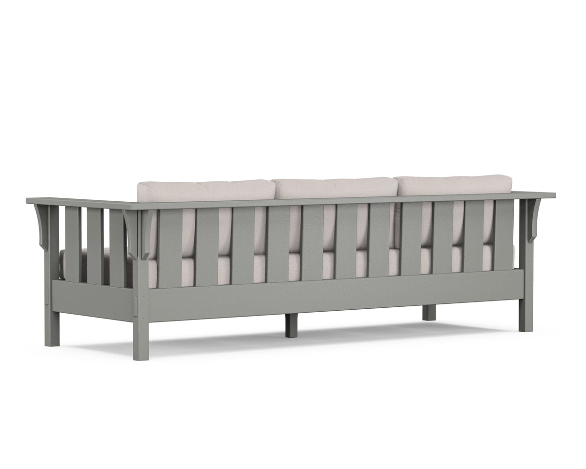 POLYWOOD Acadia Deep Seating Sofa in Slate Grey