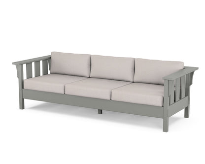 POLYWOOD Acadia Deep Seating Sofa in Slate Grey