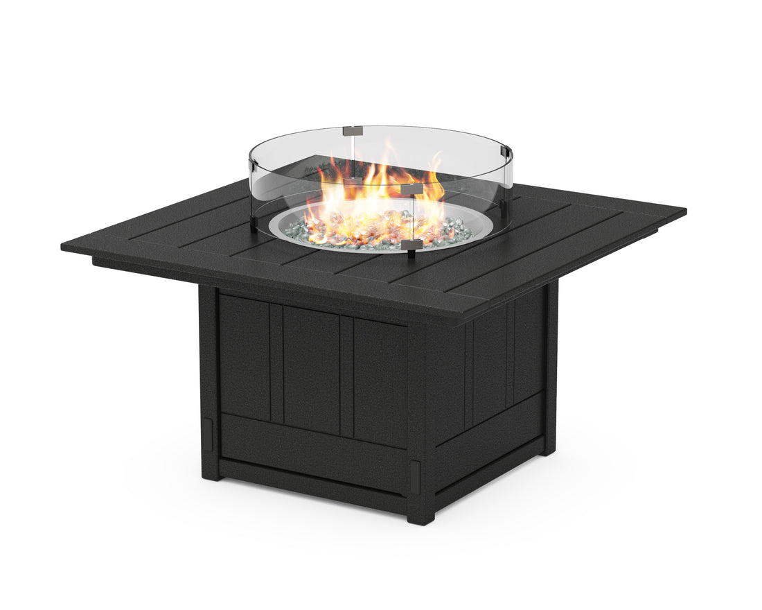 POLYWOOD Acadia Square 42" Fire Pit Table