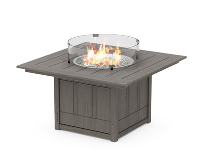POLYWOOD Acadia Square 42" Fire Pit Table