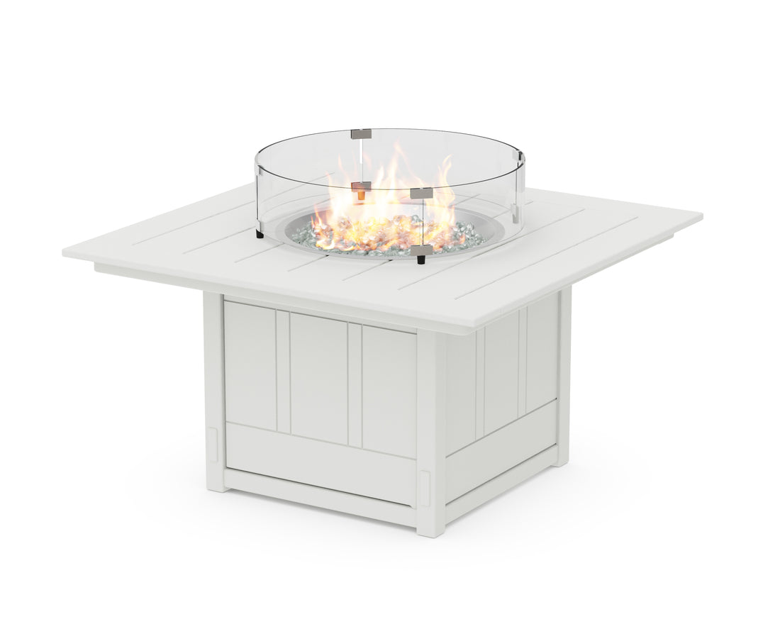 POLYWOOD Acadia Square 42" Fire Pit Table