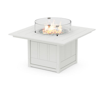 POLYWOOD Acadia Square 42" Fire Pit Table