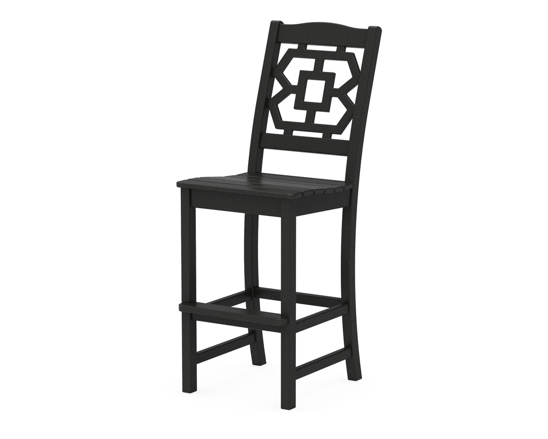 POLYWOOD Chinoiserie Bar Side Chair