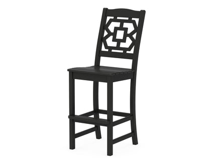POLYWOOD Chinoiserie Bar Side Chair