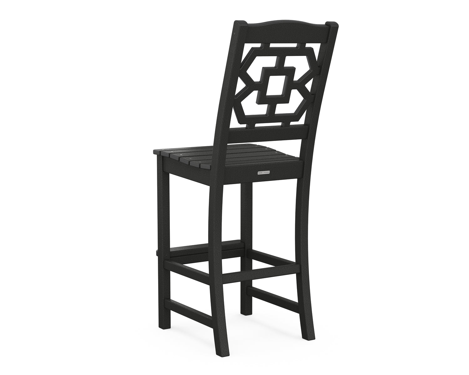 POLYWOOD Chinoiserie Bar Side Chair