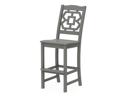 POLYWOOD Chinoiserie Bar Side Chair