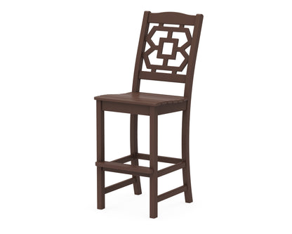 POLYWOOD Chinoiserie Bar Side Chair