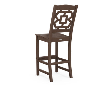 POLYWOOD Chinoiserie Bar Side Chair