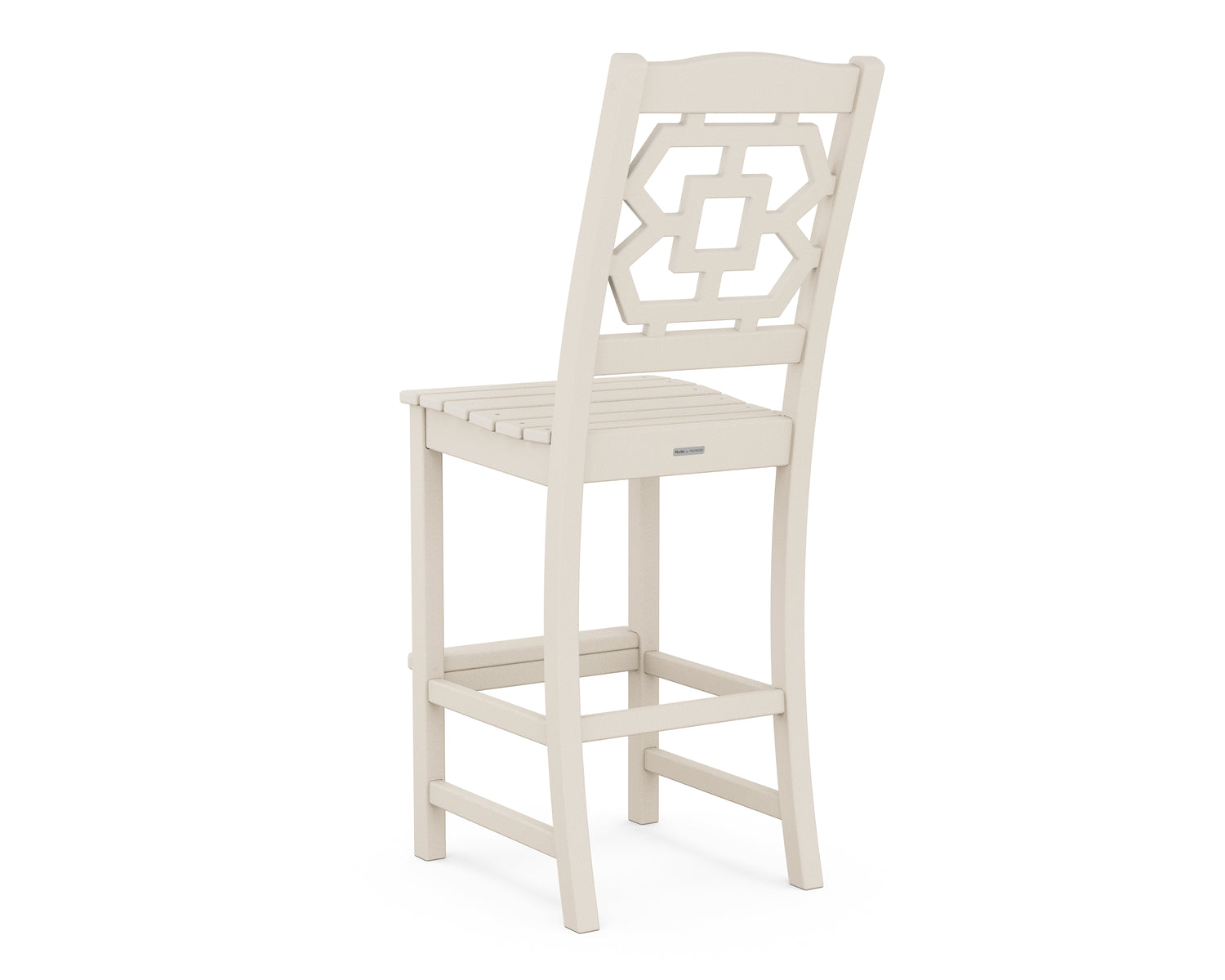 POLYWOOD Chinoiserie Bar Side Chair