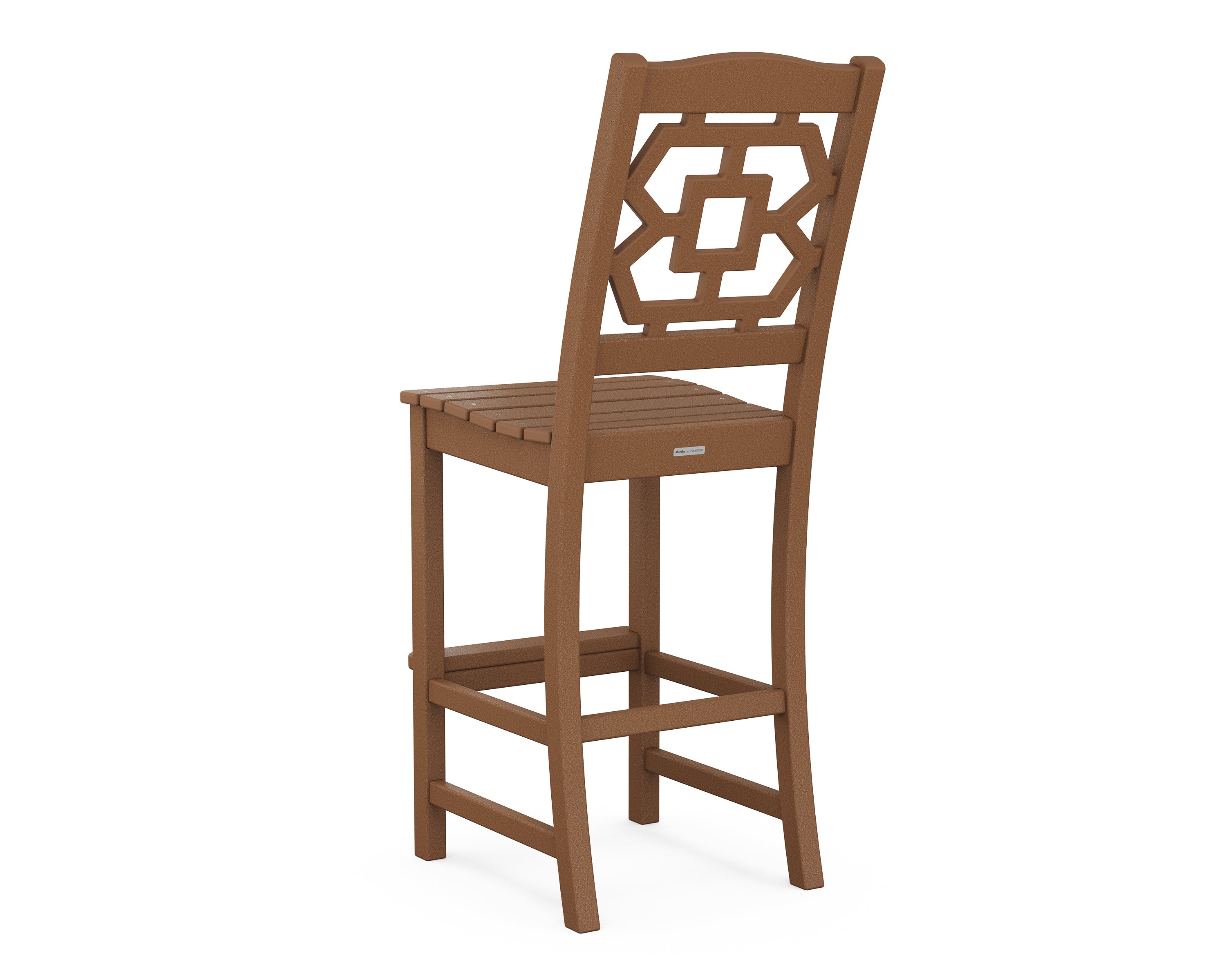 POLYWOOD Chinoiserie Bar Side Chair