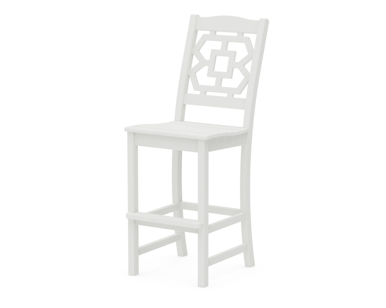 POLYWOOD Chinoiserie Bar Side Chair