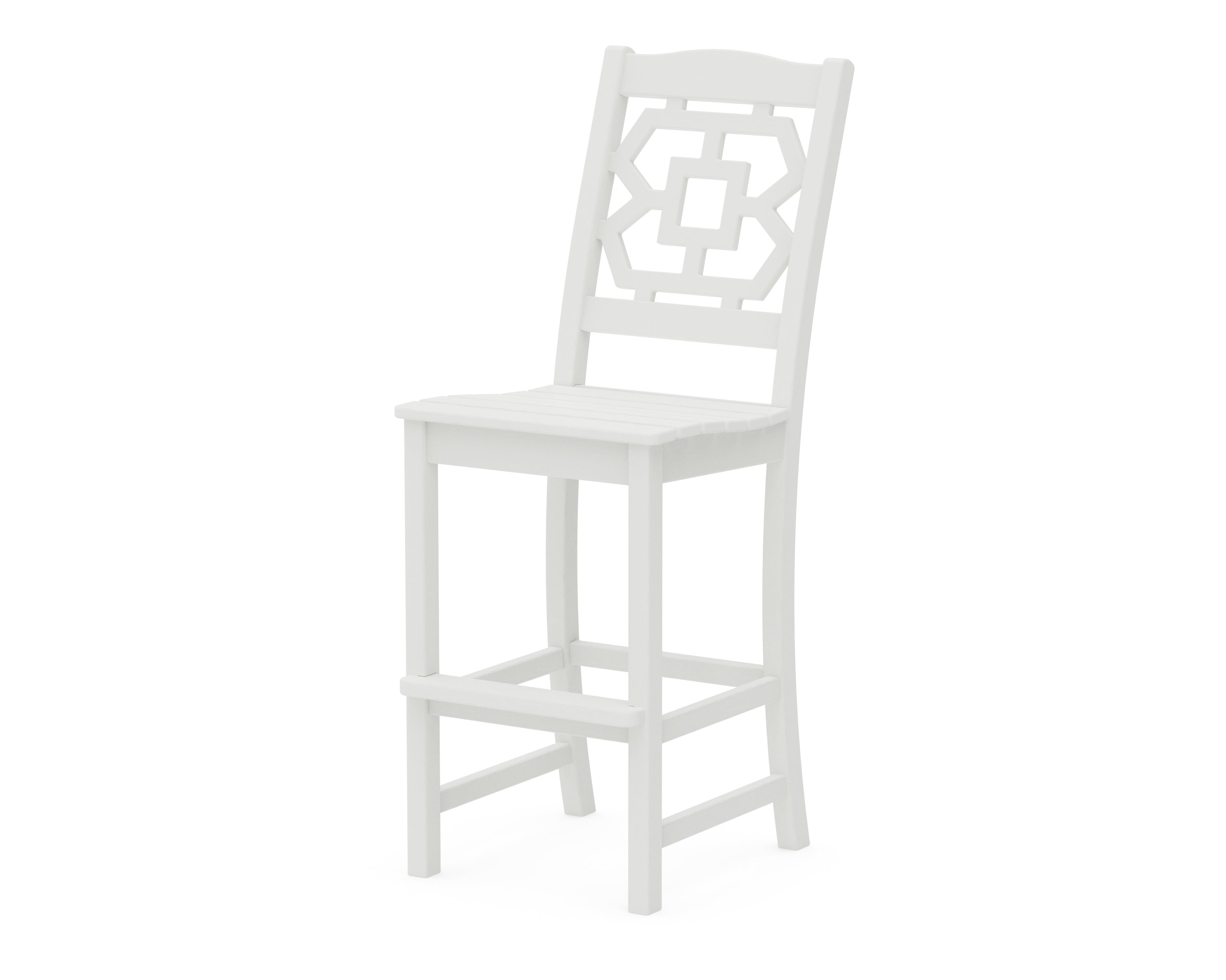 POLYWOOD Chinoiserie Bar Side Chair