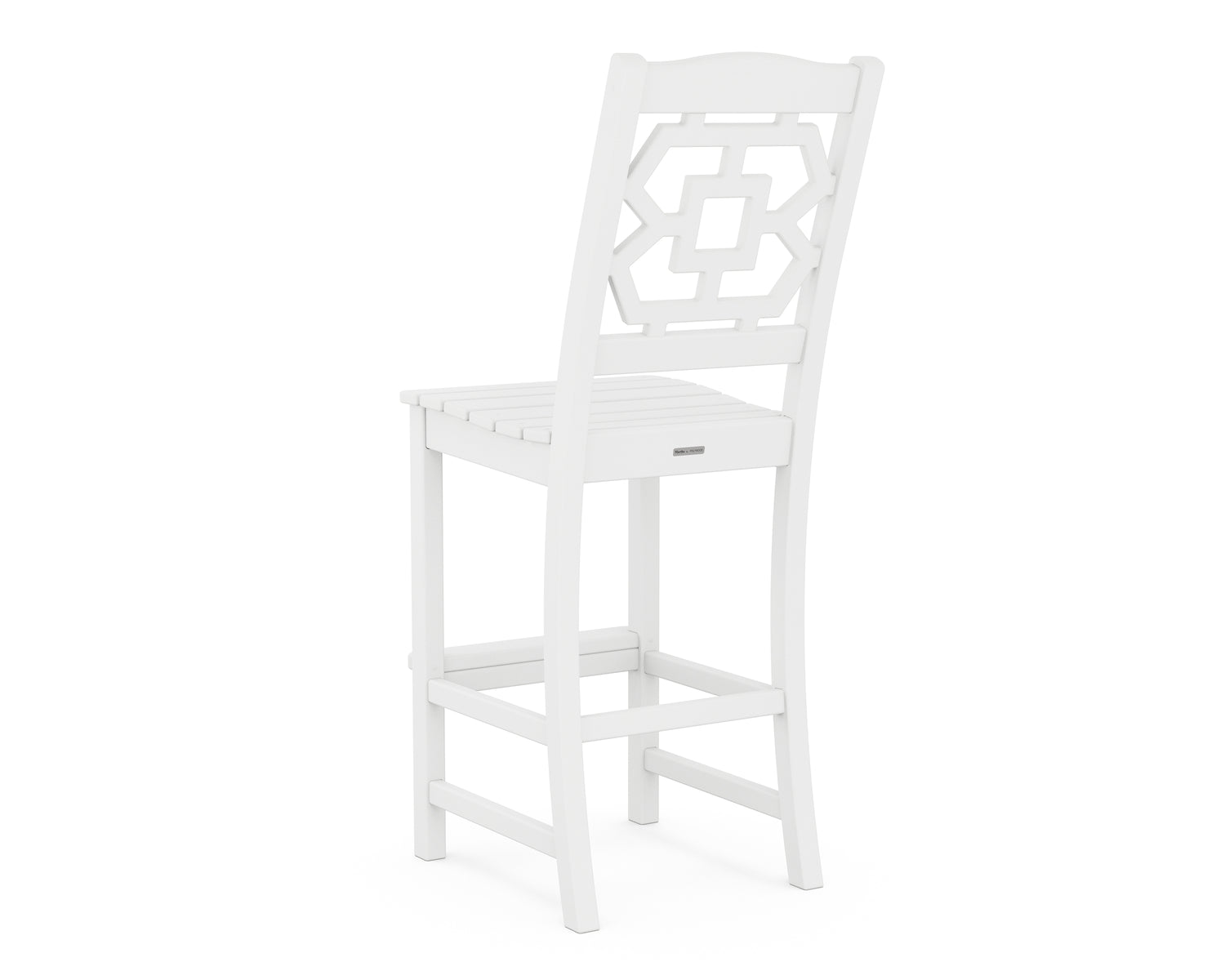 POLYWOOD Chinoiserie Bar Side Chair