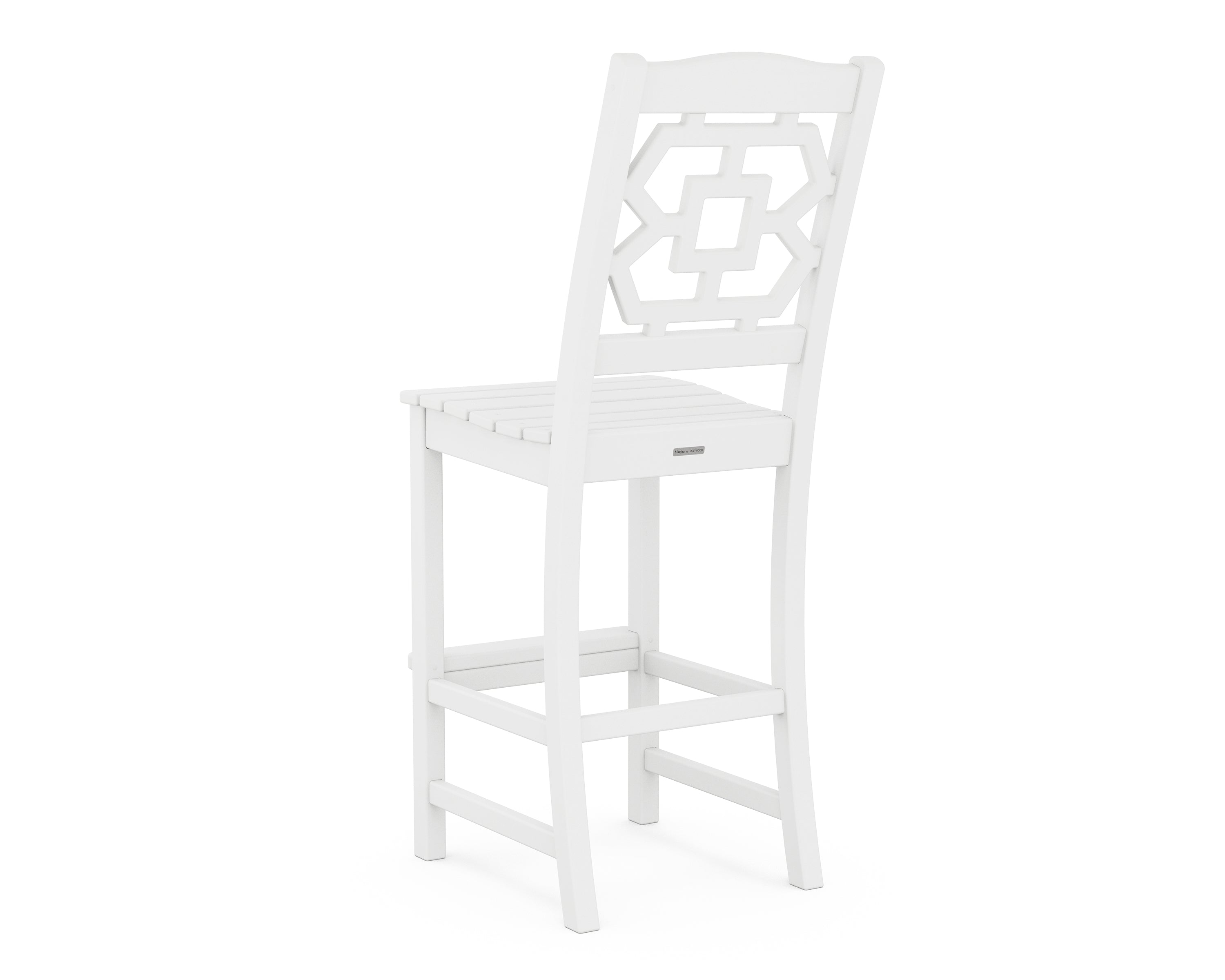 POLYWOOD Chinoiserie Bar Side Chair