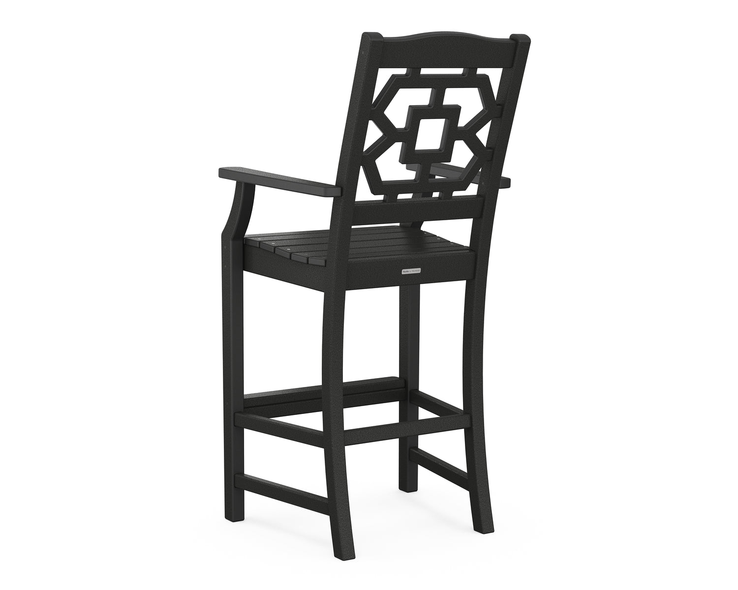 POLYWOOD Chinoiserie Bar Arm Chair