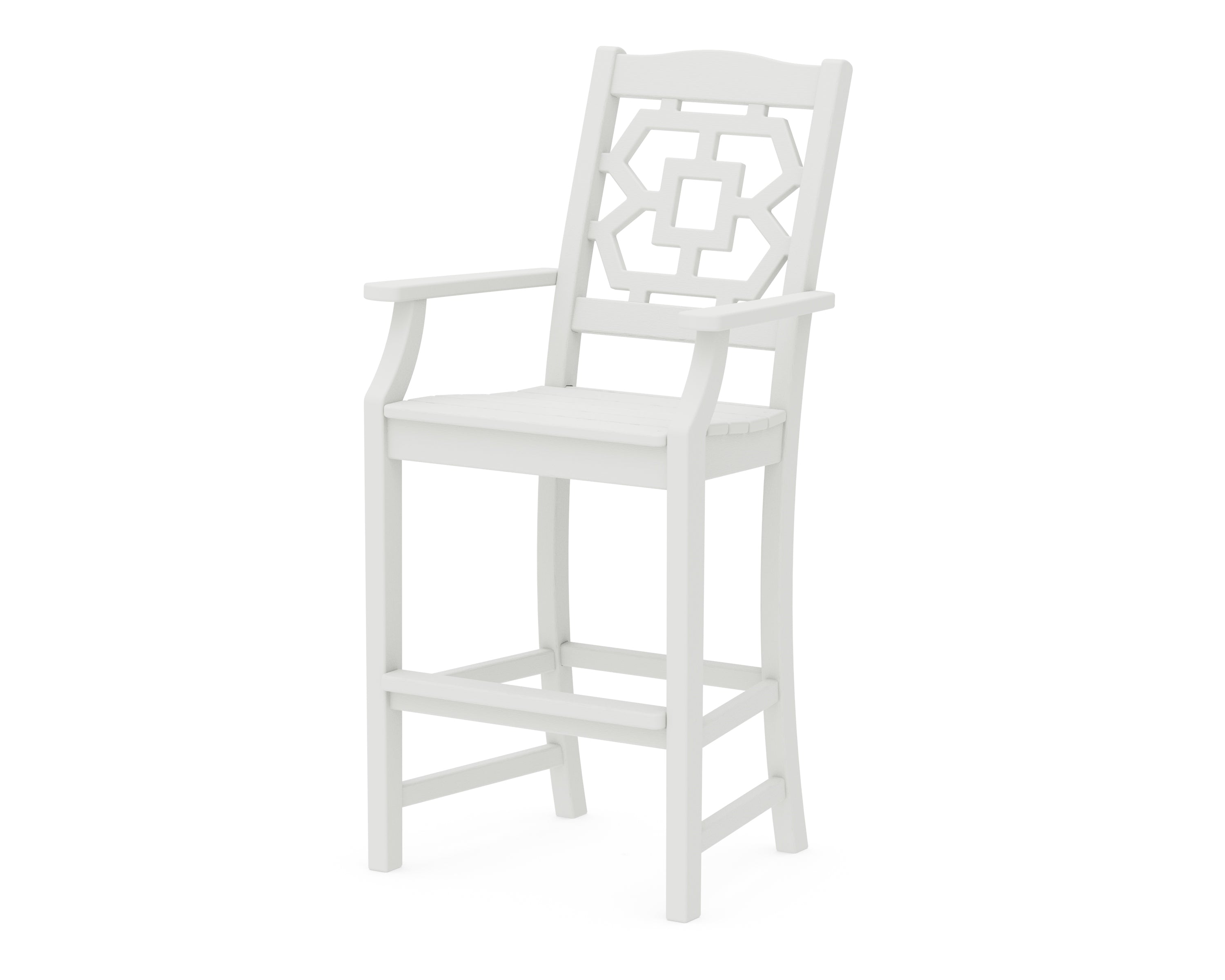 POLYWOOD Chinoiserie Bar Arm Chair