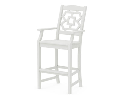 POLYWOOD Chinoiserie Bar Arm Chair