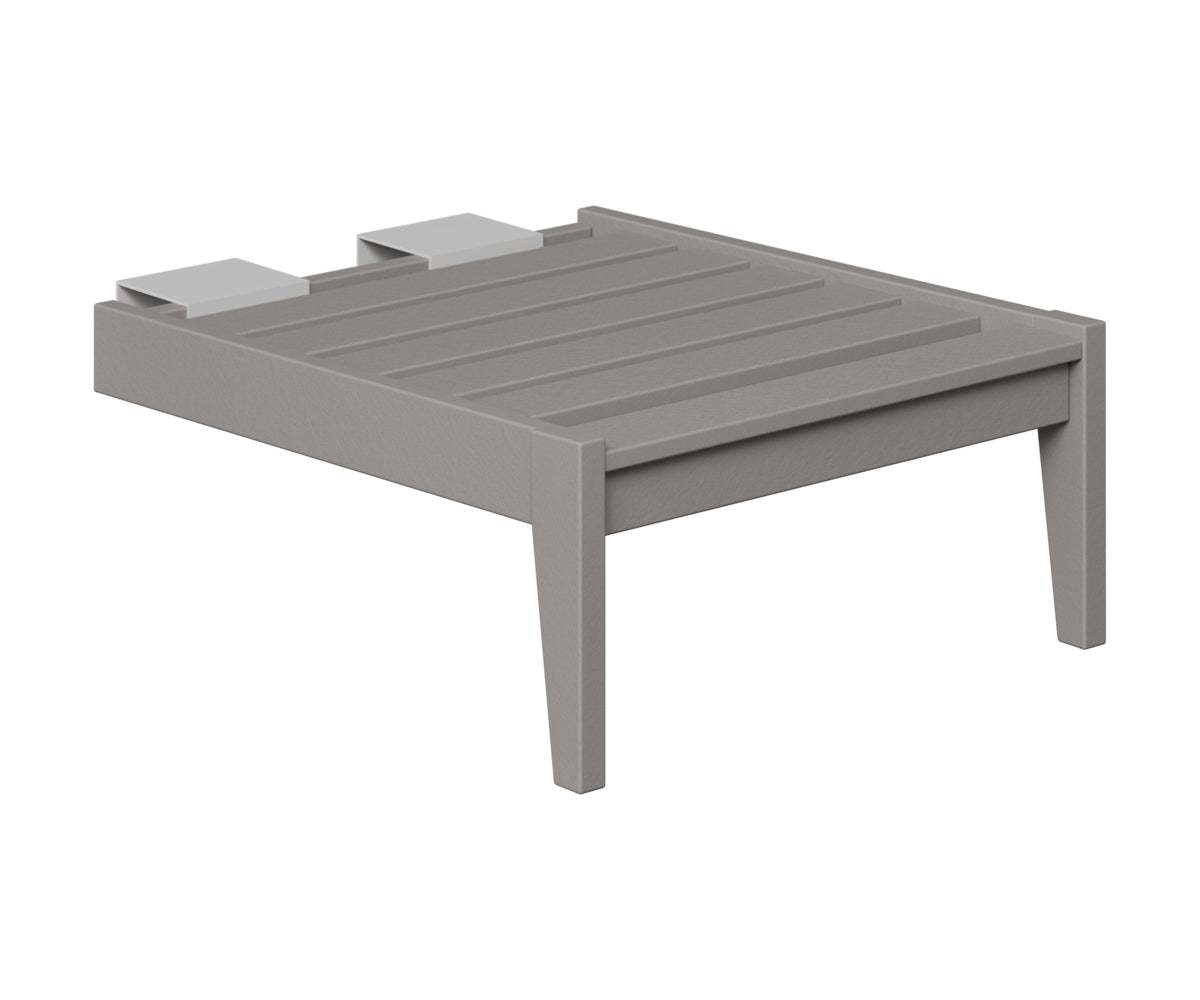Berlin Gardens Mayhew Add on Chaise Lounge in Light Gray