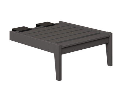 Berlin Gardens Mayhew Add on Chaise Lounge in Smoke Gray