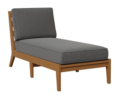 Berlin Gardens Mayhew Armless Chaise Lounge in Cedar