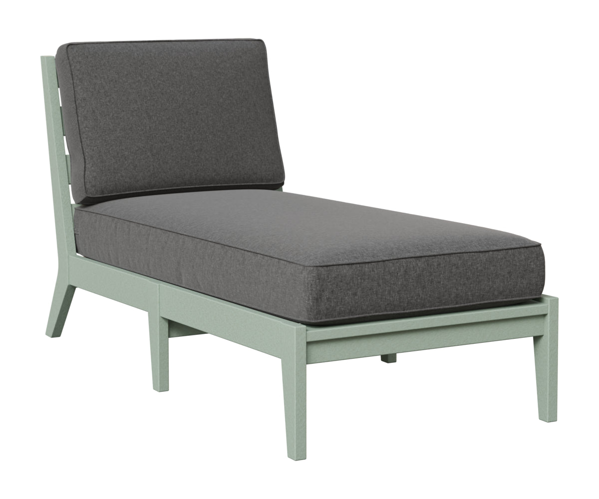 Berlin Gardens Mayhew Armless Chaise Lounge in Sea Foam