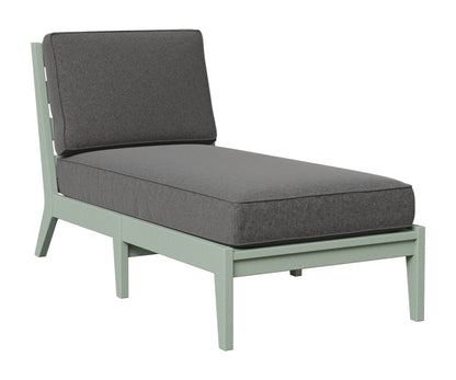 Berlin Gardens Mayhew Armless Chaise Lounge in Sea Foam