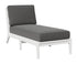 Berlin Gardens Mayhew Armless Chaise Lounge in White