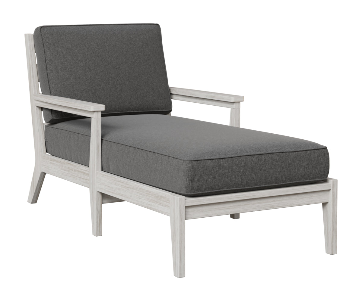 Berlin Gardens Mayhew Chaise Lounge in Seashell