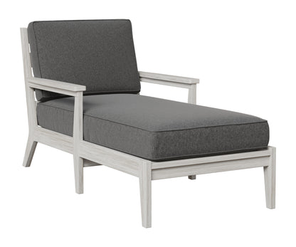 Berlin Gardens Mayhew Chaise Lounge in Seashell