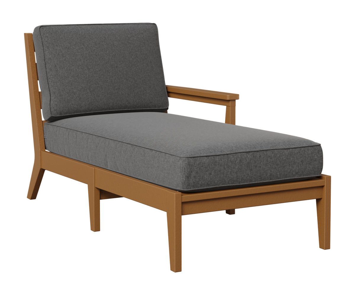 Berlin Gardens Mayhew Left Arm Chaise Lounge in Cedar